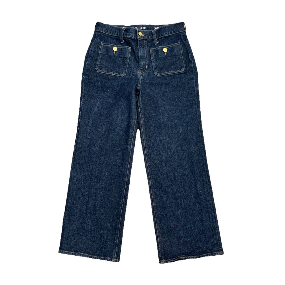 J.Crew '96 Slim-wide Jean with Sailor Pockets Style CF337 Size Women's 29 EUC